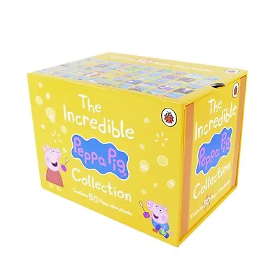 The Incredible Peppa Pig 50 Books Box Set By Ladybird - Ages 5-7 - Paperback • £27.83