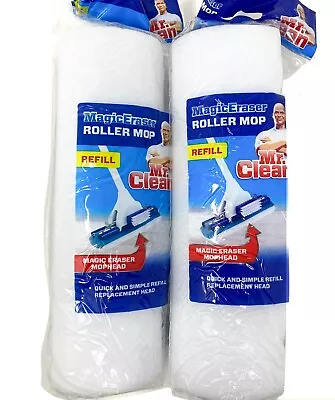 SUPER DEAL!!! SET OF 2 Mr. Clean Magic Eraser Mop Refill Universal Roller Mop • $14