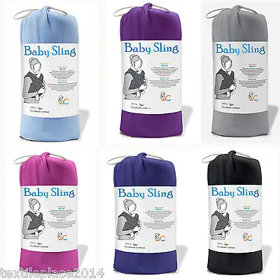 £11.95 • Buy Baby Sling Stretchy Wrap Carrier Breastfeeding  Birth To 3yrs 