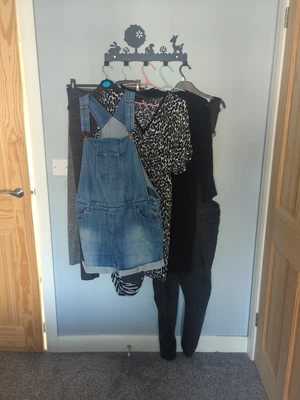 £74.99 • Buy Big Maternity Bundle 12/14 Dresses/ Dungarees/ Leggings Etc