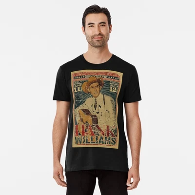 $17.95 • Buy Hank Williams T-Shirt Live At The Grand Ole Opry Concert Poster Vintage Classic