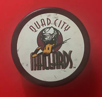 Quad City Mallards IHL Minor League Hockey Puck SGA Illinois Iowa Vtg 2009 2010 • $10.99