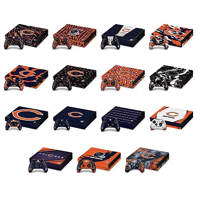 Official Nfl Chicago Bears Vinyl Sticker Skin Decal Cover For Xbox One X Bundle • $54.95
