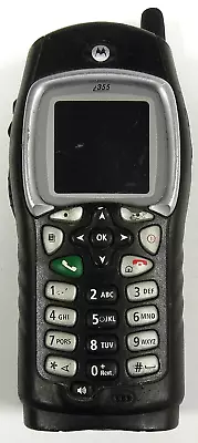 Motorola I355 - Black And Silver ( Telus ) Very Rare Rugged Cellular Phone • $11.89