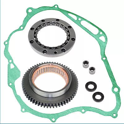 Starter Clutch And Gear W/Gasket For Yamaha V Star 1100 Custom XVS1100 2000-2009 • $57.99