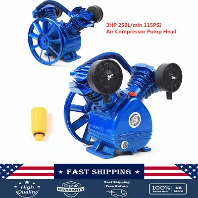 Replacement Air Compressor Pump Single Stage V Style Twin Cylinder 3 HP 2-Piston • $111