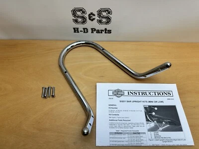 $149.53 • Buy Genuine Harley-Davidson V-Rod Low Sissy Bar UPRIGHT Chrome 51126-01A