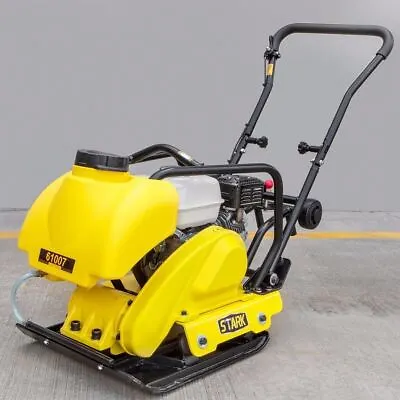 Stark USA 5.5hp Walk Behind Plate Compactor Gas GX160 4000lb Force W/ Water Tank • $1359.95