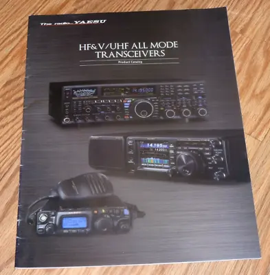 Yaesu Transceiver Company Brochure Color With Features & Info 31 PAGES Color • $8.95