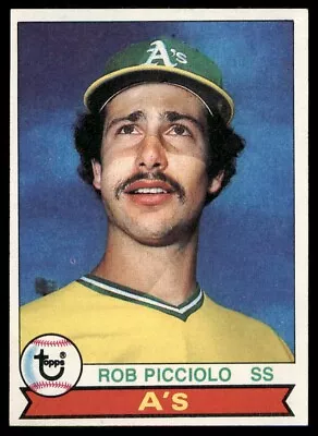 1979 Topps (D) Rob Picciolo #378 Near Mint NM Or Better Oakland Athletics • $1.50