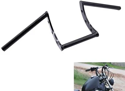 1'' 25mm Motorcycle Z Bar Black Drag 1  Motorbike Handlebar For Harley AU • $53.36