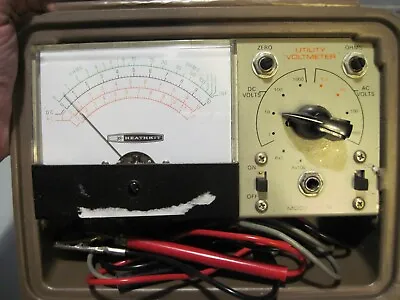 Heathkit Voltmeter In Case Vintage • $24.99