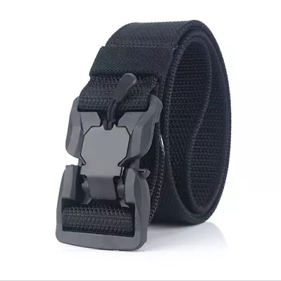 NEW Military Tactical Belt Soft Nylon Belt Army Style Magnetic Buckle Waist Belt • $10.31