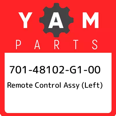 701-48102-G1-00 Yamaha Remote Control Assy (left) 70148102G100 New Genuine OEM  • $425.17