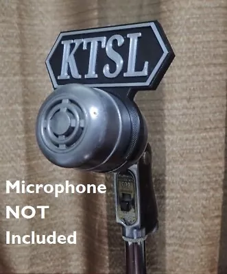 $74.99 • Buy Custom Call Letters Mic Flag For Electro-Voice EV630 Vintage Microphone