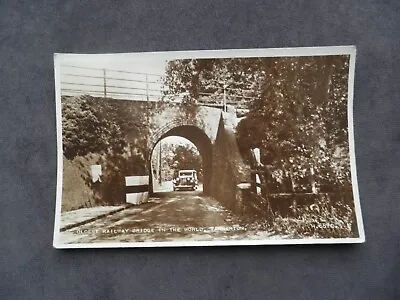 Old Postcard Of Oldest Railway Bridge In The World Tankerton Whitstable Kent • £2.99