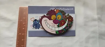 £15 • Buy Cheshire Cat Fantasy Pin Disney Trading Pin Flowers Floral Limited Edition LE