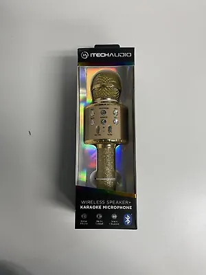 ITechAudio Wireless Speaker + Karaoke Microphone GOLD • $14.55