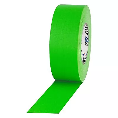 Pro Tapes Neon Pro Gaffer Tape Fluorescent Green  2  X 50 Yds. • $34