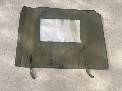 M38A1 G758 Willys Army Jeep Drivers  Side Door Canvas Side Curtain- NOS • $75