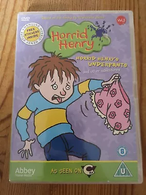 Horrid Henry's Underpants. Children's Animated DVD  • £5