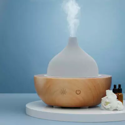 Devanti Aroma Aromatherapy Diffuser LED Oil Ultrasonic Air Humidifier Glass Wood • $32.93