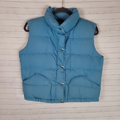 The North Face Vintage Goose Down Puffer Cropped Vest Size Medium • $99.99