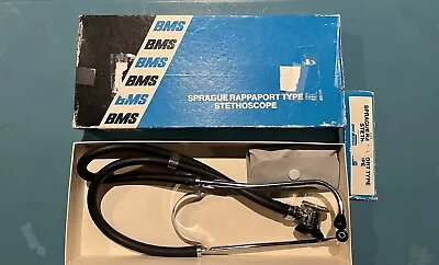 Vintage Medical BMS Buffalo Medical Sprague Rappaport Type Stethoscope | 13-400 • $12