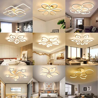 £75.95 • Buy Modern Chandelier Lamp LED Ceiling Light Pendant Lights Dimmable With Remote