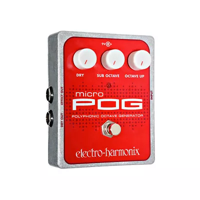 Electro Harmonix Micro POG Polyphonic Octave Generator Pedal New! • $244.90