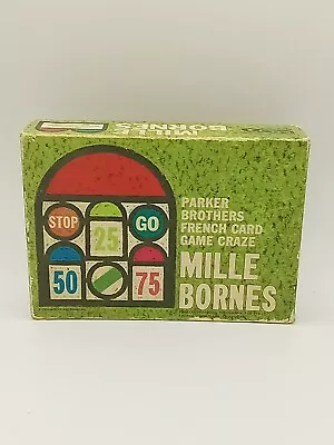 Vintage Mille Bornes French Card Game Parker Brothers 1962 • $9.99