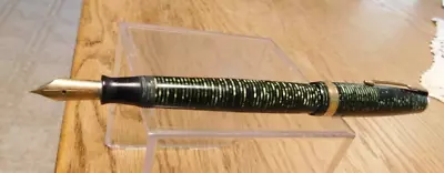 Vintage Emerald Pearl Parker Vacumatic Fountain Pen Metal Plunger. Nice • $69.99
