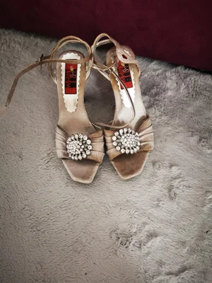 Wedding Party High Heels Diamond Shoes 5.5 Uk • £5