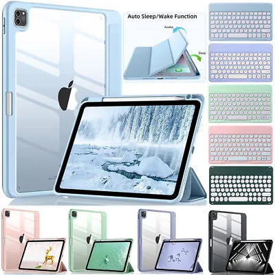 £12.99 • Buy Bluetooth Keyboard Mouse W/ Flip Case Cover For IPad 7/8/9th Gen Air 4/5 Pro 11 