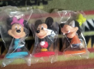 2003 Disney Bobble Head Mickey Mouse And Friends (3 Items) Kellogg's • $11.99