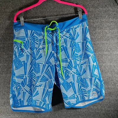 Vineyard Vines Swim Trunks Adult 32 Blue Board Shorts Geometric Bathing Suit Men • $10.25