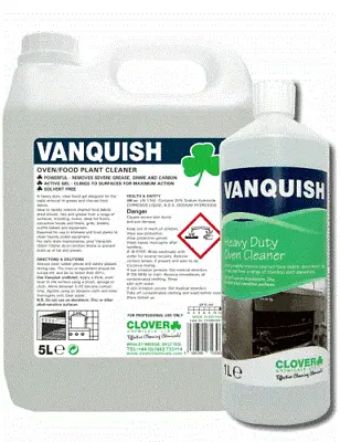Clover Vanquish Heavy Duty Oven Cleaner 1Ltr Or 5Ltr 304 • £27.50