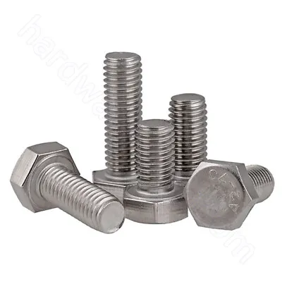 Hex Head Screws Hexagon Bolts Screw 304 A2 Stainless M12 M14 M16 M18 M20 M22 M24 • $3.09