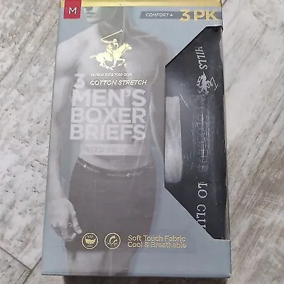 $21.99 • Buy New Men's Beverly Hills Polo Club  Boxer Briefs  Limited Edition SIZE Medium*NWT