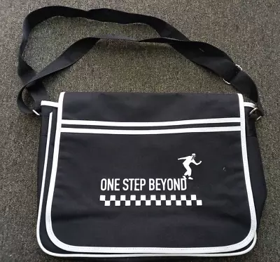 One Step Beyond Messenger Bag 2 Tone Ska Specials Mod Scooter Skinhead Madness • £0.99