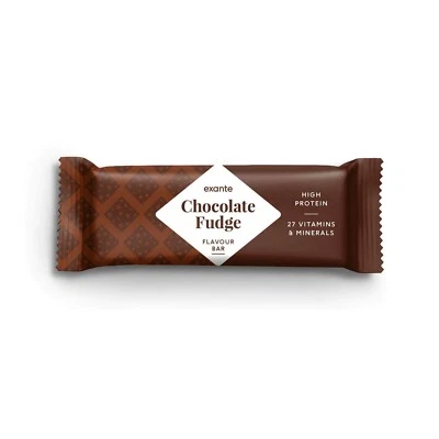 £26 • Buy Exante Chocolate Fudge Bars X10 - Meal Replacement