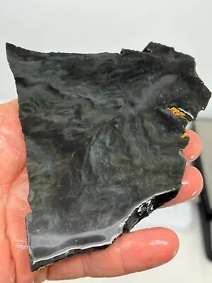 Velvet Aka Peacock Obsidian End Cut Slab Lapidary Cabbing Carving Chakra Reiki • $22