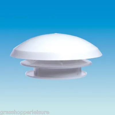 £12.99 • Buy MUSHROOM ROOF VENT & 80MM HOSE CONNECTOR Caravan Motorhome Campervan Horsebox
