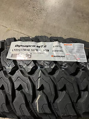 4 New LT 275 70 18 LRE 10 Ply Hankook Dynapro MT2 Mud Tires • $849