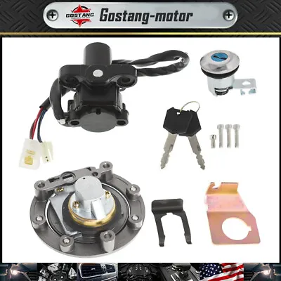 Fit For Yamaha YZF R1 2004-2015 Ignition Switch Lock Set Gas Cap & Key • $28.97