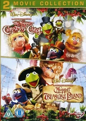 The Muppet Christmas Carol / Muppet Treasure Island [DVD] • £3.91