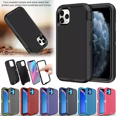 For Apple IPhone 15 Pro Max 14 13  Shock Proof Heavy Duty Hard Rugged Case Cover • $10.99