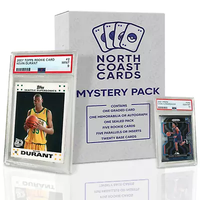 NBA MYSTERY PACK- Cards Packs Autos & Graded Card In Every Pack! New For 2023! • $59.99