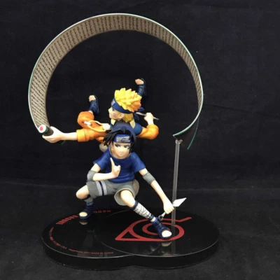 $8.50 • Buy Hot Anime Naruto Shippuden Uchiha Sasuke & Uzumaki Naruto Pvc Figure New No Box