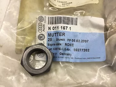 Stub Axle Nut Rear VW AUDI SEAT Caddy II Cabby Golf Mk1 Mk2 Mk3 Scirocco Rabbit • $6